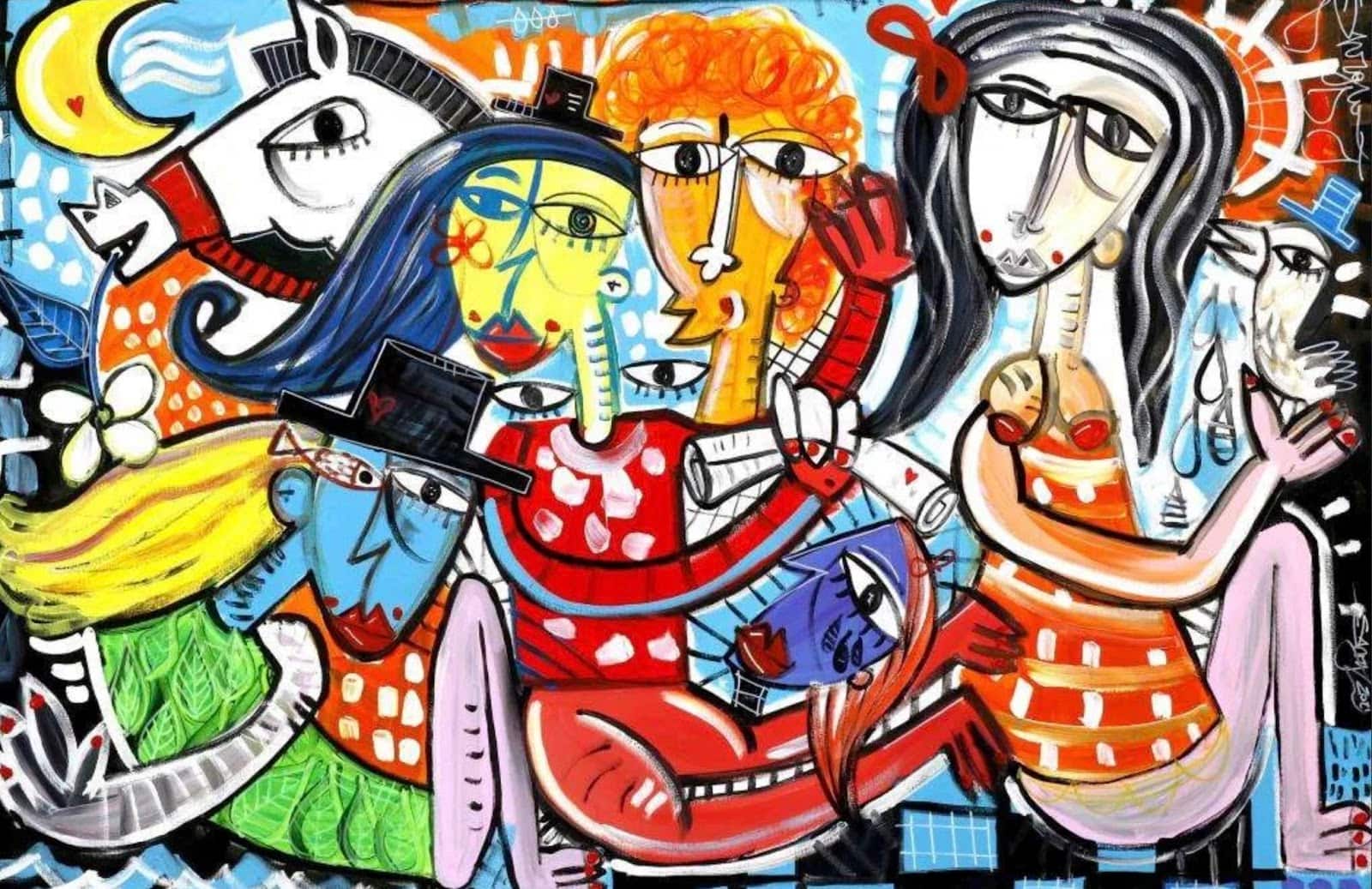Il dipinto "Donne Energiche